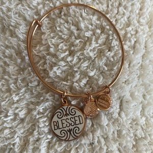Rose gold Alex & Ani Blessed bracelet